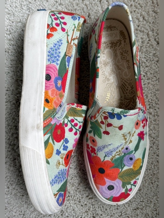 Keds Shoes - Keds x Rifle Paper Co Double Decker Garden Party Slip on Sneakers size 9.5